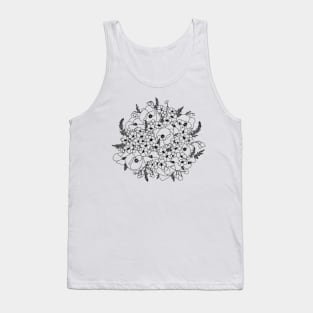 May Birth Month Flower Bouquet Tank Top